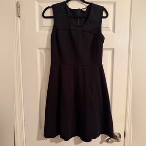 Merona black sleeveless fit & flare dress (Size M)